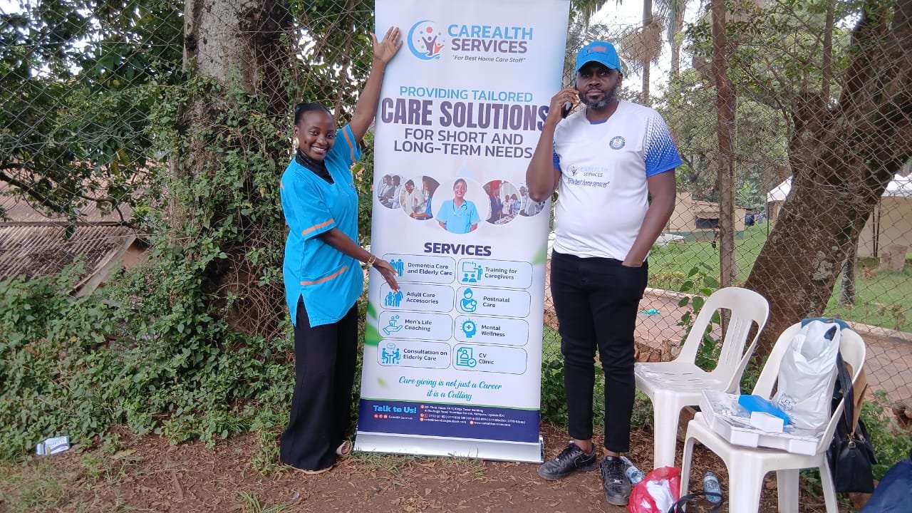 Carealth Services team at a community outreach event